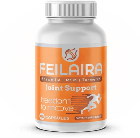 Feilaira daily joint comfort supplement bottle